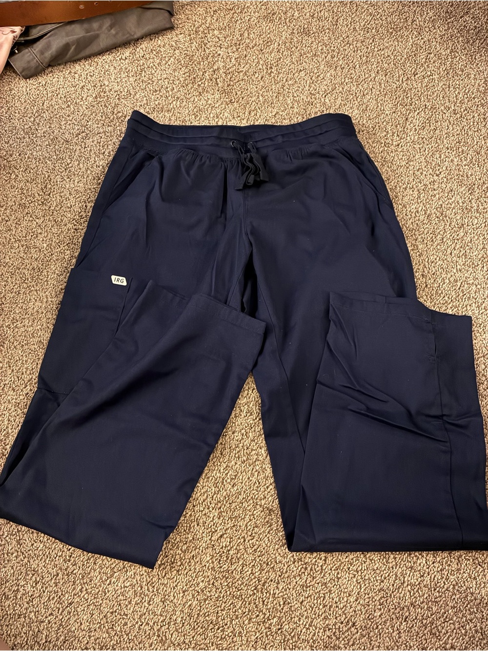 Women’s Navy Drawstring Scrub Pants